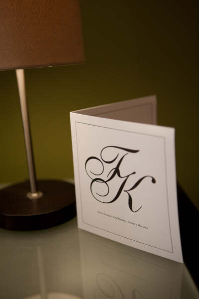 monogram wedding invitations
