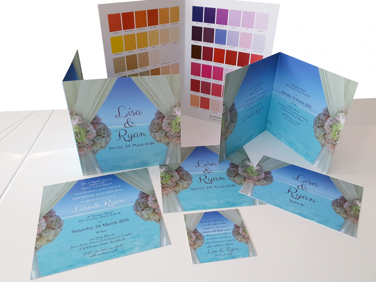 invitation sample packs