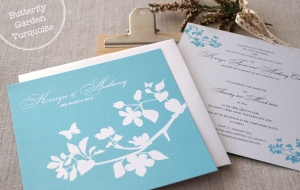 Butterfly Garden Turquoise