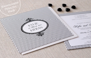 Mademoiselle Polka Dot Black