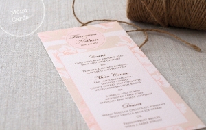 menu cards