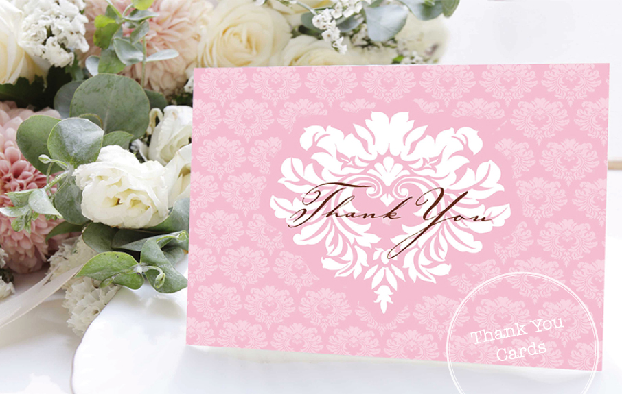 Category Image_Thank You Cards Thank You card on plate