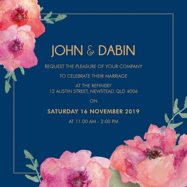 Floral Fancy Invitation