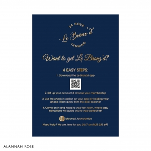 Product Image_A3 Sign_Want to Get Le Bronzd