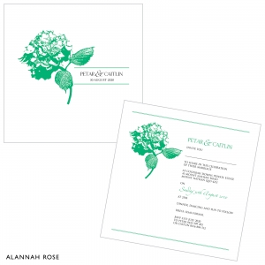Product Image_Custom Hydrangea Happiness Invite