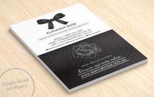 Single-sided A5 Flyers