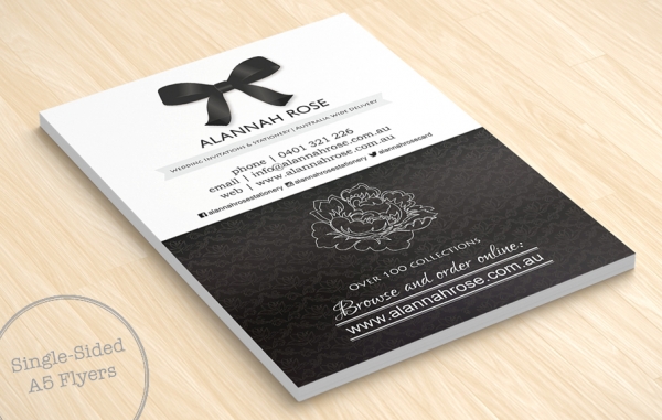 Single-sided A5 Flyers