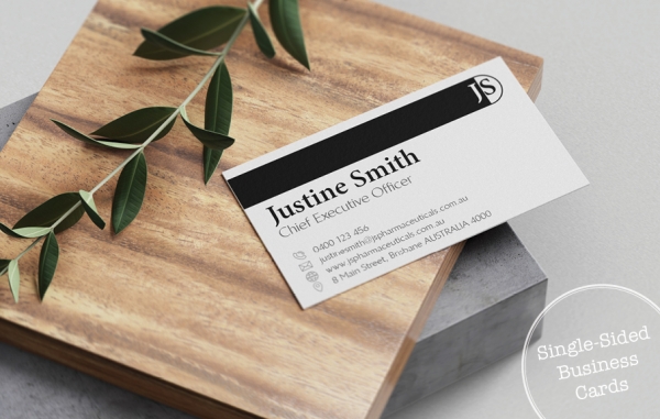 Single-sided Business Card
