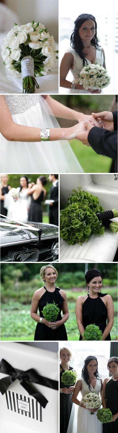 black and white wedding, le boutique, wedding invitations