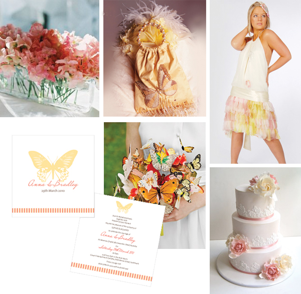 butterfly wedding invitations