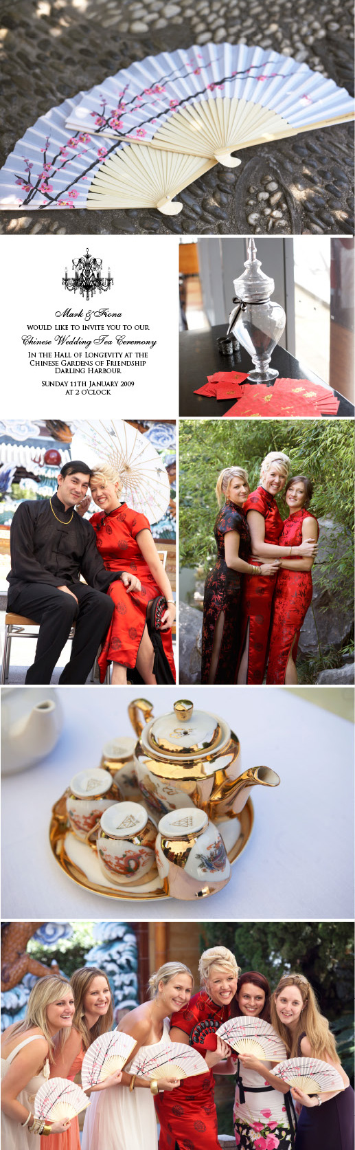 chinese tea ceremony, fiona and mark