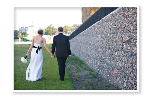 black and white wedding invitations