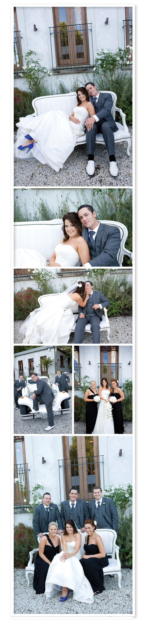 black and white wedding theme