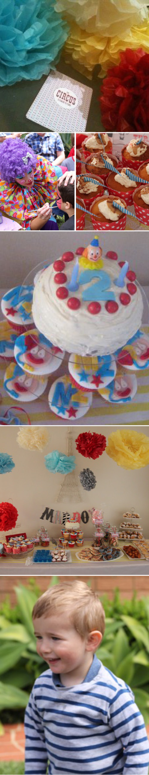 circus party, party invitations, 