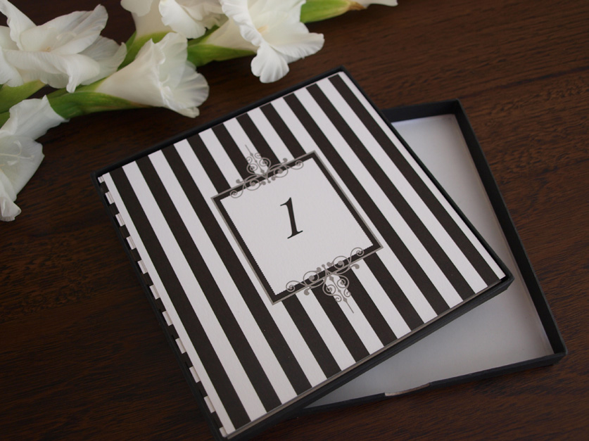 wedding table number