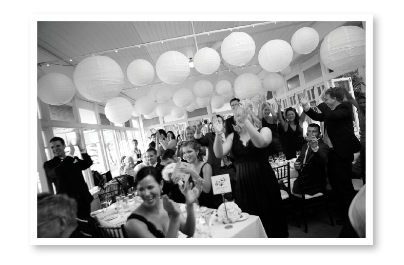 black and white wedding theme